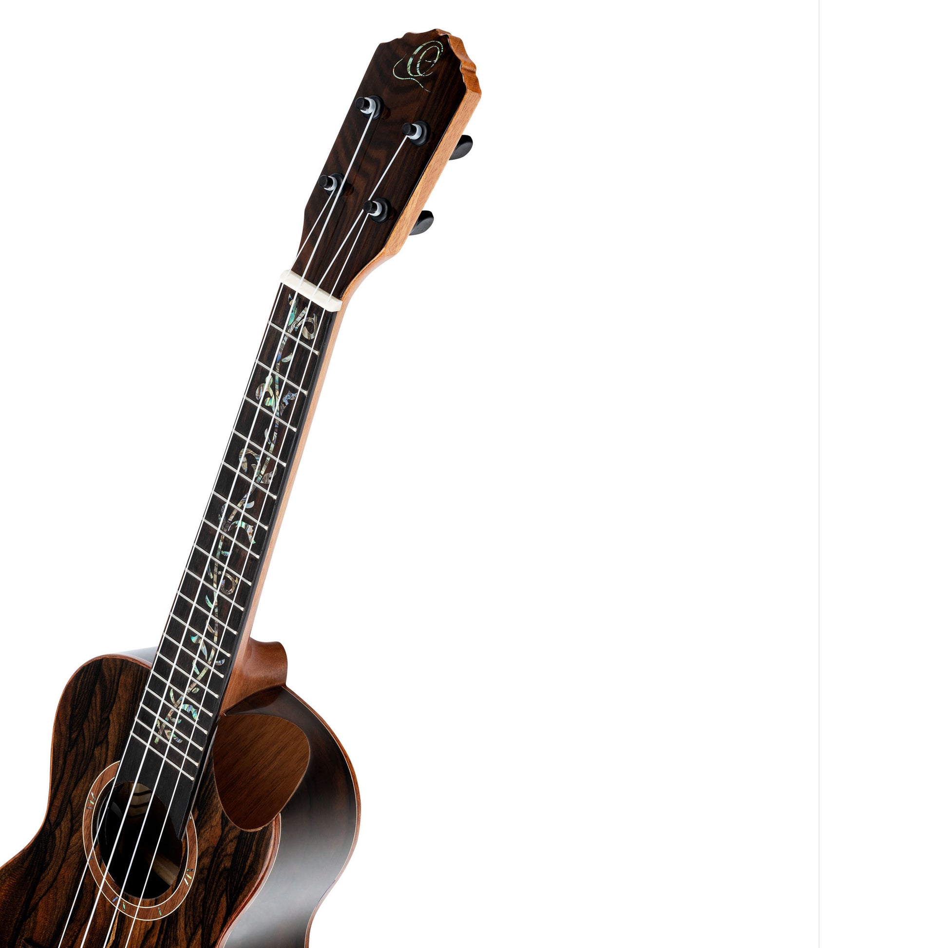 RUET-ZC, modèle Elite Concert pan coupé ergonomique, EQ MagusFly, table ziricote massif, f/e ziricote, naturel brillant