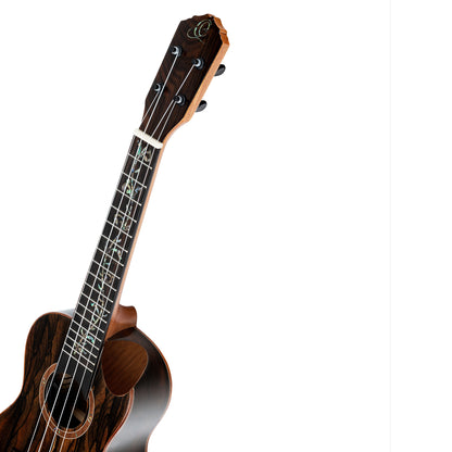 RUET-ZC, modèle Elite Concert pan coupé ergonomique, EQ MagusFly, table ziricote massif, f/e ziricote, naturel brillant