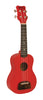 Kohala Ukulélé Soprano Tiki Rouge