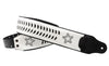 Righton Courroie Guitare Vegan Paul Turner Blanc