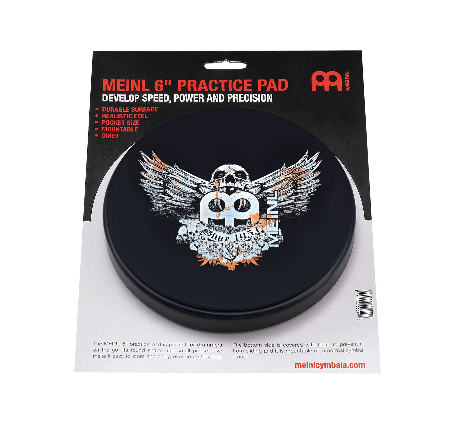 Pad d'entraînement 6", motif skull