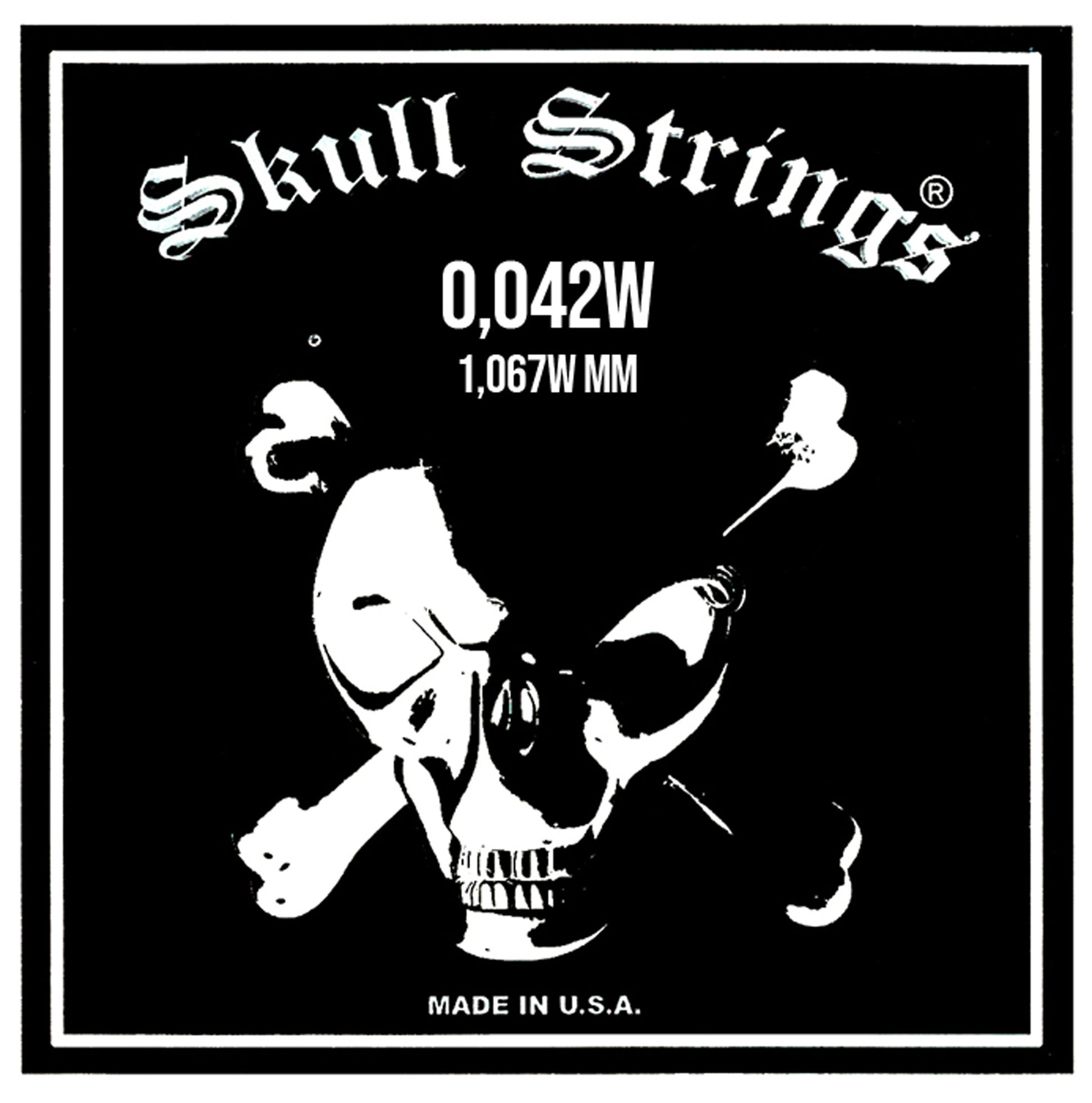 Corde guitare électrique SKULL 042W