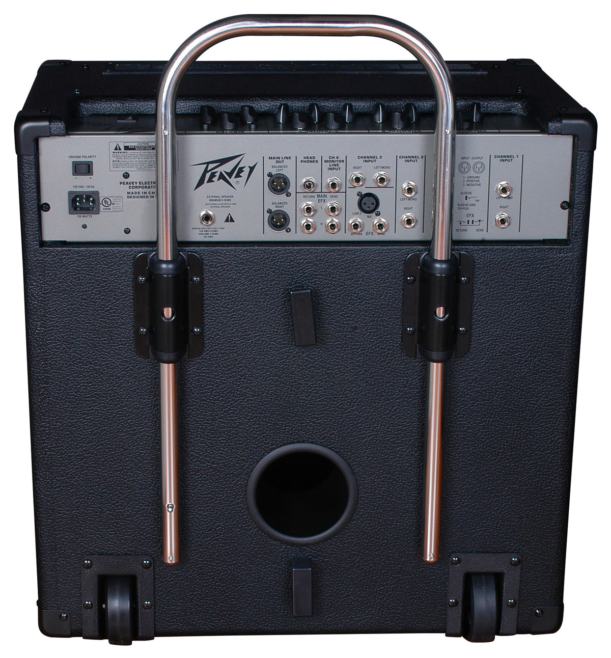 Ampli clavier 75W, HP 1x 15", 1 tweeter, 4 canaux, EQ 2 bandes, 4 entrées jack, 1 entrée jack/ XLR, sortie casque, finition noir