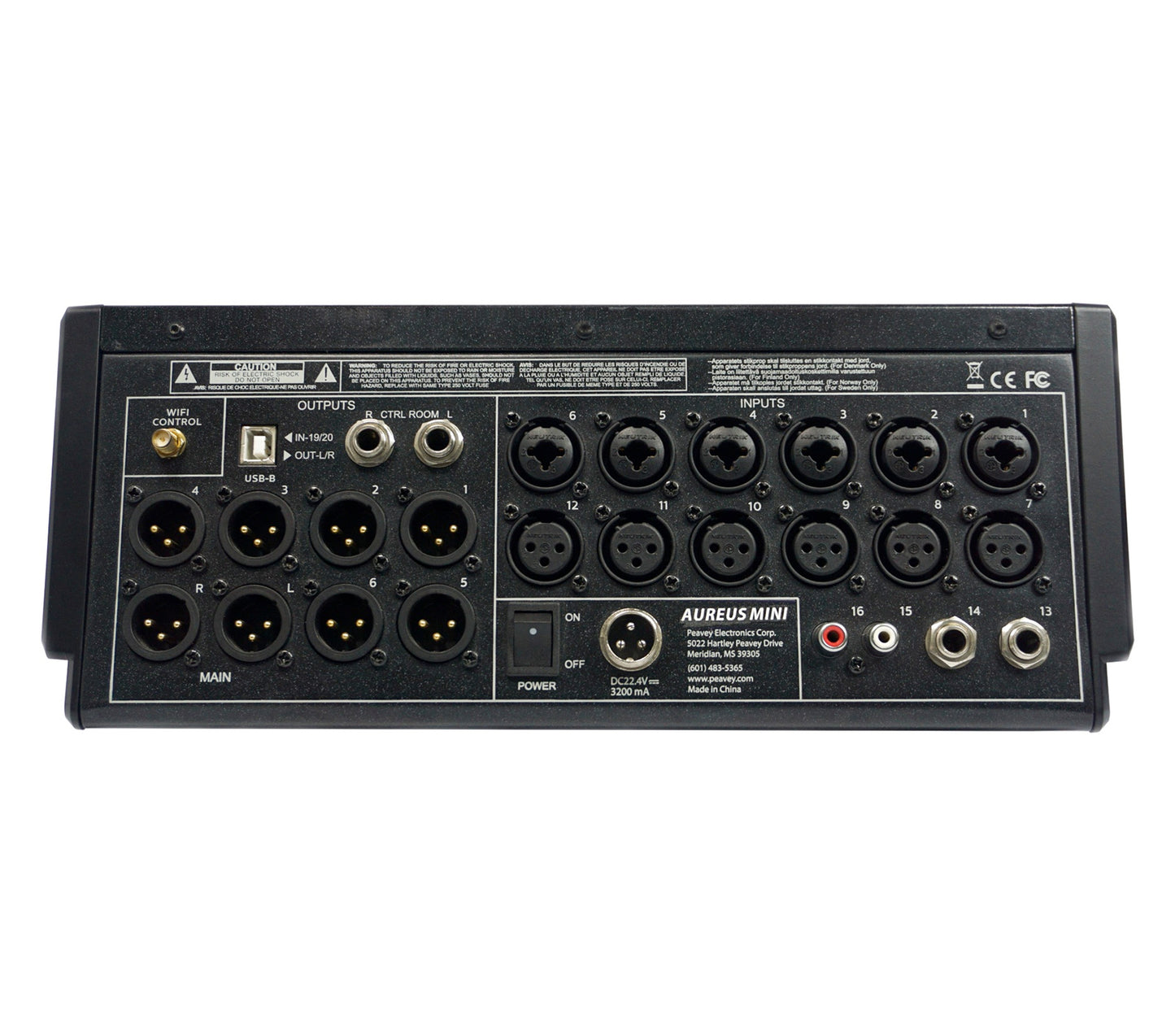 CONSOLE DE MIXAGE PEAVEY AUREUS MINI