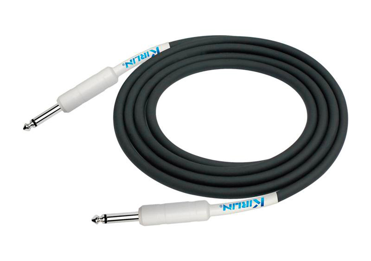 Câble instrument ENTRY Jack/Jack, 3 mètres, noir et blanc