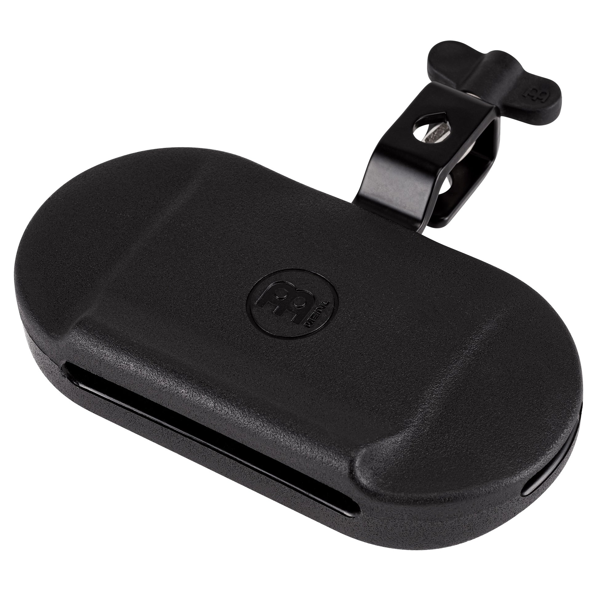 Block percussion Meinl, polyéthylène, grave, avec attache, noir