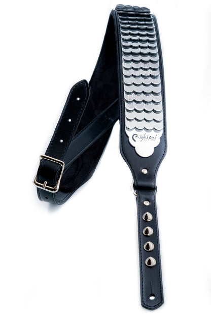 Courroie modèle LEGEND JL PYTHON, synthétique, largeur 6 cm, longueur 103 à 135 cm, réglage par boucle, poids: 242 g, noir