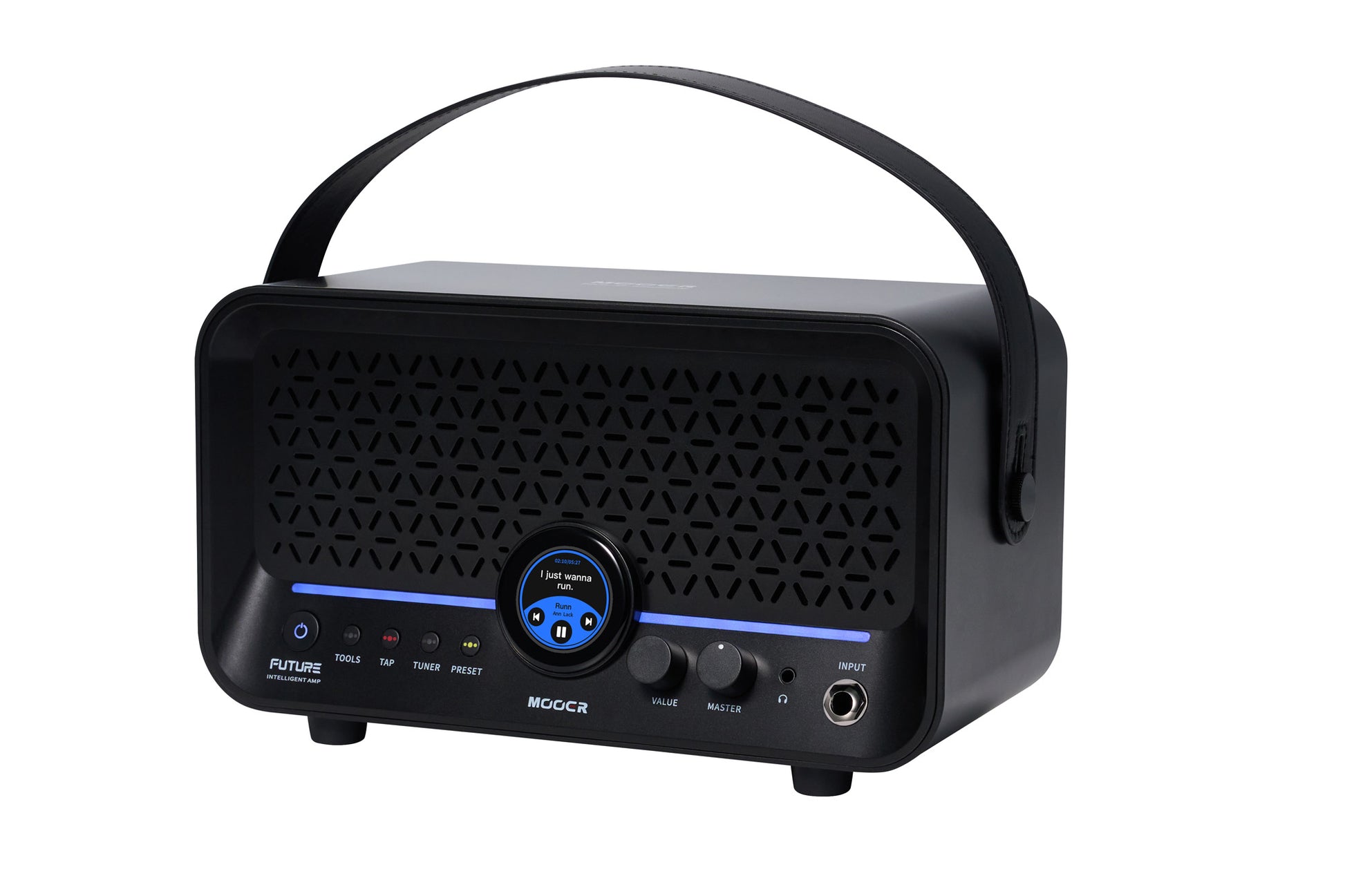 Ampli F15i, 15W, écran tactile, 55 modélisations d'amplis, 69 effets, batterie rechargeable, Bluetooth, USB-C, noir