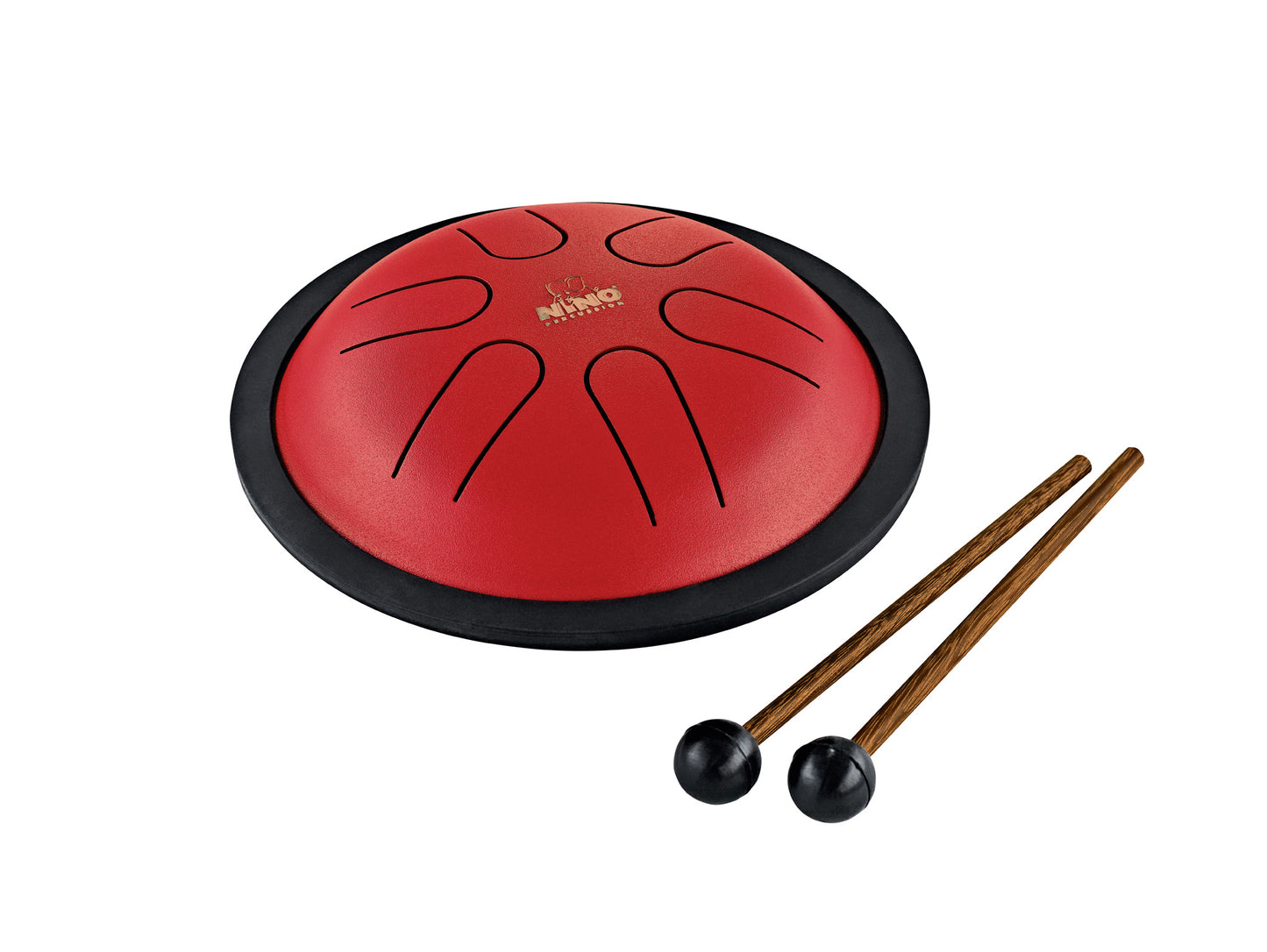 TONGUE NINO ROUGE, 5.5", ACIER, PAIRE DE MAILLOCHE, HOUSSE, C5; D5; E5; G5; A5; C6
