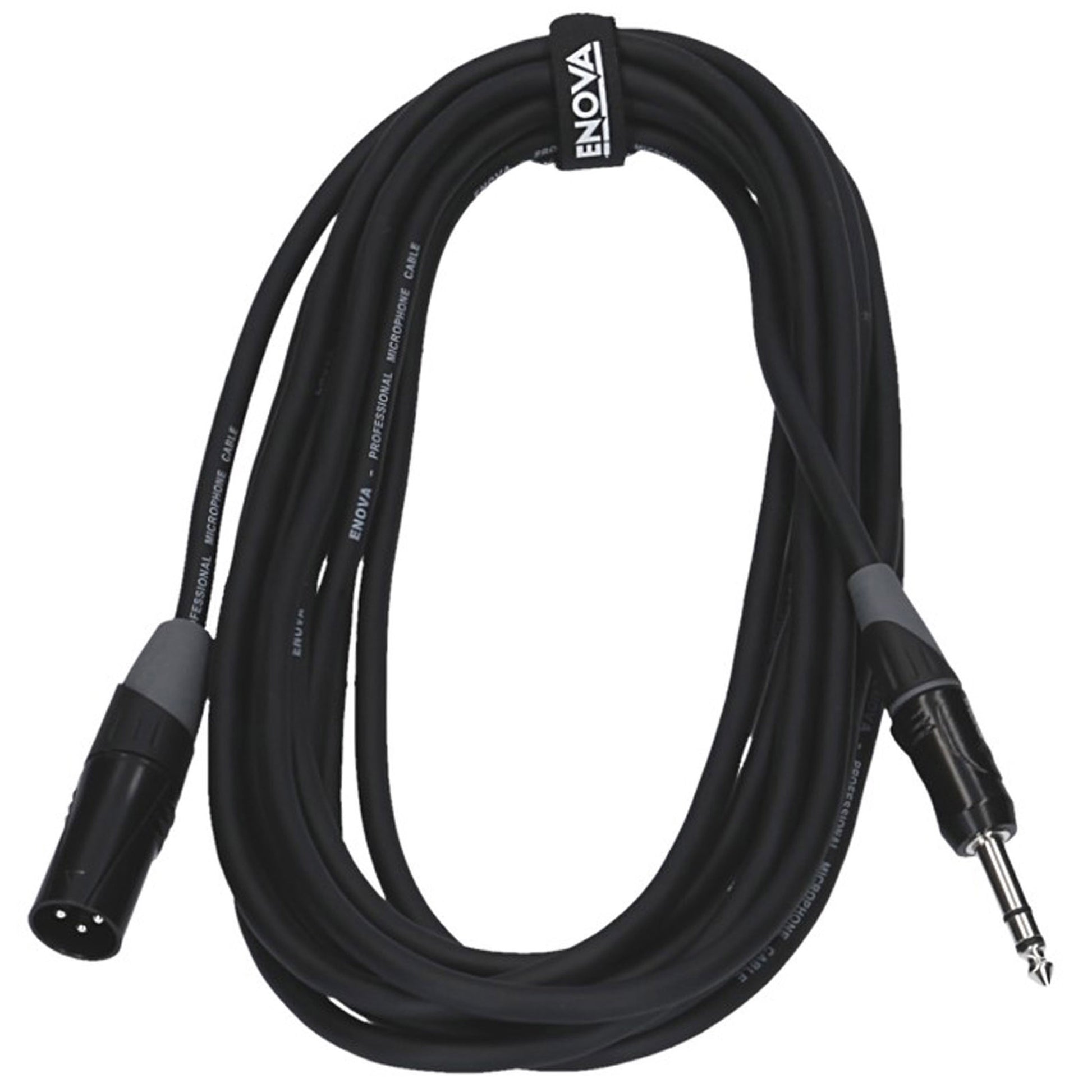 Câble micro XLR mâle/Jack stéréo, 3 mètres, noir