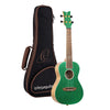 Ortega Ukulele Concert Element Vert Métalisé Brillant