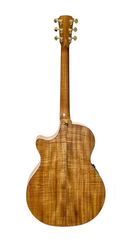 Studio Recording, Grand Auditorium pan coupé, EQ 3 voix PG3, table blackwood massif, f/e blackwood massif, étui tweed