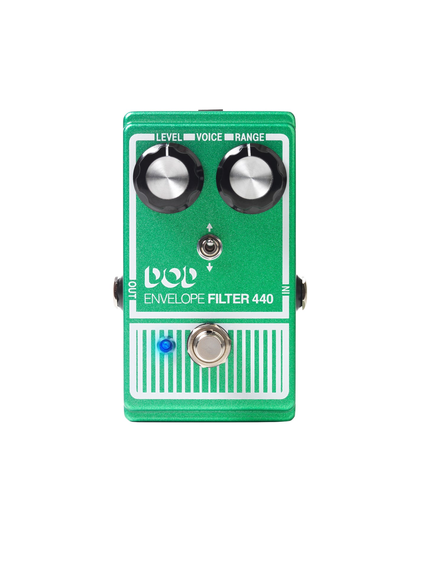 Pédale ENVELOPE FILTER 440, filtre d'enveloppe basé sur le circuit original avec composants actualisés, True Bypass, vert