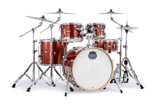 MAPEX MARS BIRCH 5 FUTS FUSION 20 BLOOD ORANGE SPARKLE