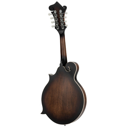 RMF30, mandoline 8 cordes style F, table épicéa, fond & éclisses érable, manche érable, whiskey burst satiné