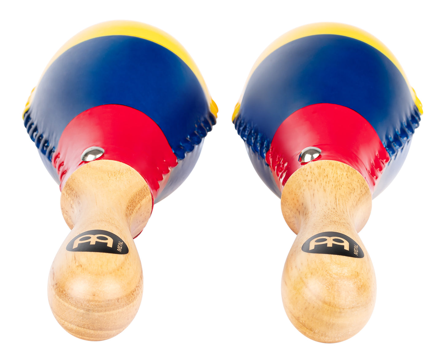 MARACAS MEINL PEAU ANIMALE MODELE STANDARD DRAPEAU COLOMBIEN