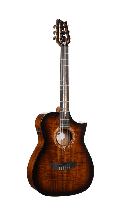 CORT LUXENY2-CBKB GUITARE LUXE NYLON 2 BKB
