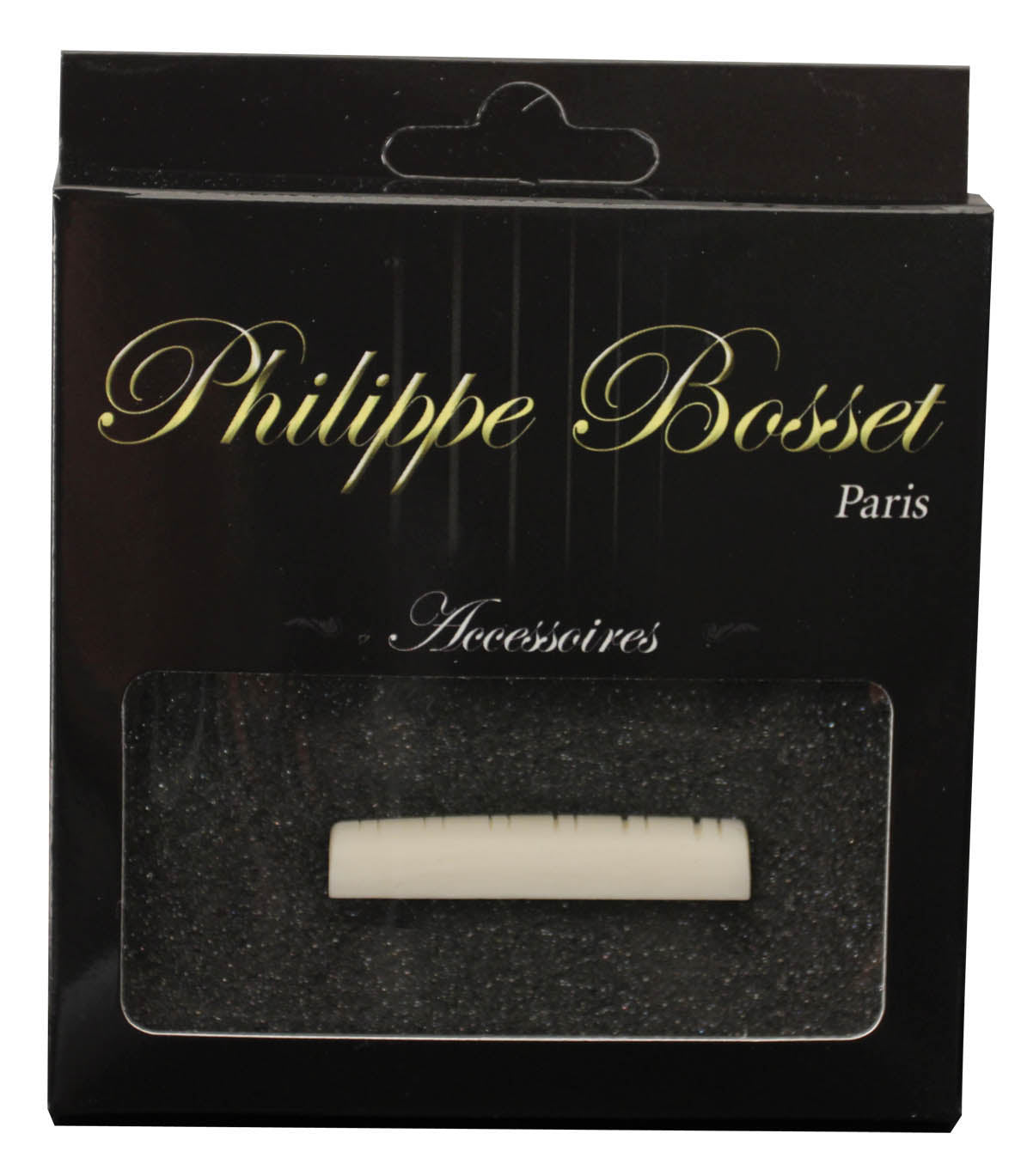 Sillet de tête pour guitare folk 12 cordes, os (49 x 6 x 9.2 mm)