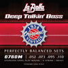 La Bella Jeu Cordes Basse Deep Talkin 4 Cordes 0760M