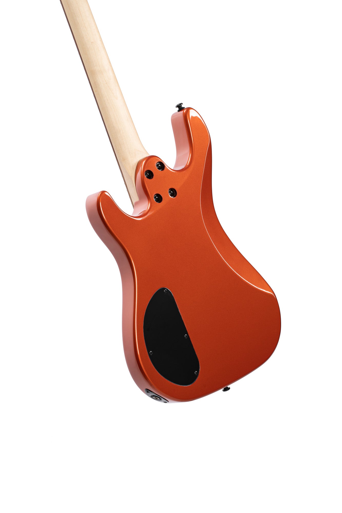 KX100, corps tilleul, manche vissé érable, touche jatoba, 2 micros doubles Powersound, iron oxide