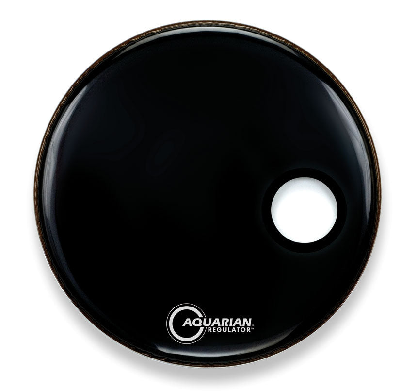 Peau Regulator 20", trou 4.75", noire