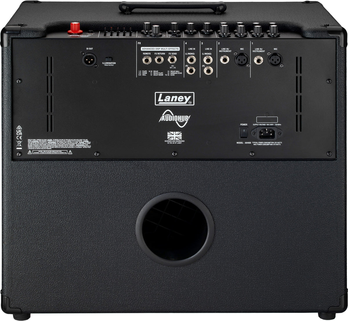 LANEY AH400 AMPLI AUDIOHUB 400W/1X15"