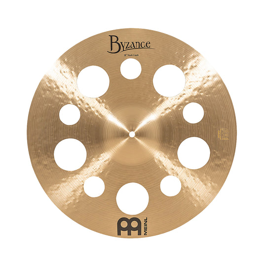 CRASH MEINL BYZANCE 18" TRADITIONAL, ALLIAGE BRONZE B20, MARTELÉE A LA MAIN, FINITION TRADITIONNELLE