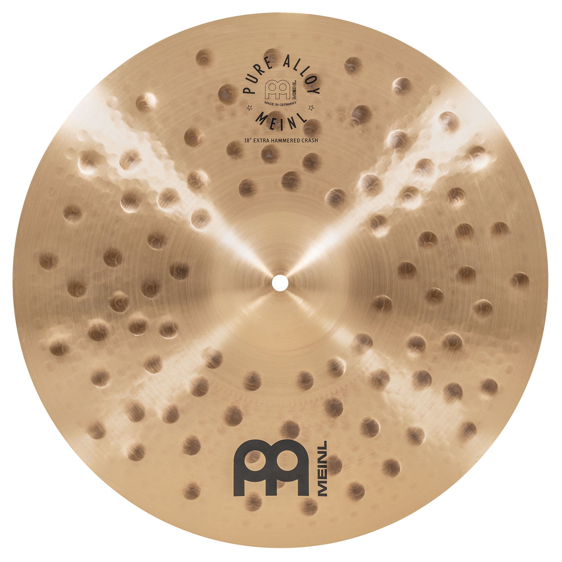 Crash 18" Extra Hammered Meinl Pure Alloy fini traditional martelé