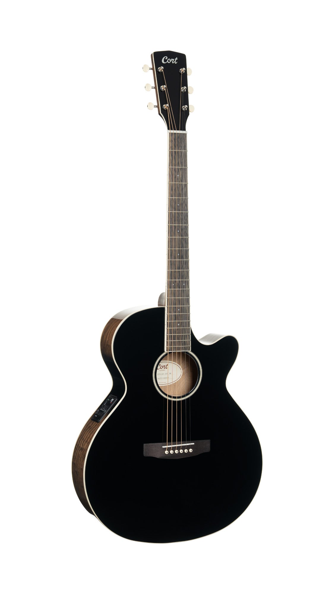 CORT EX-SFX-ASHBK GUITARE EXOTIC SFX ASH BURL NOIRE