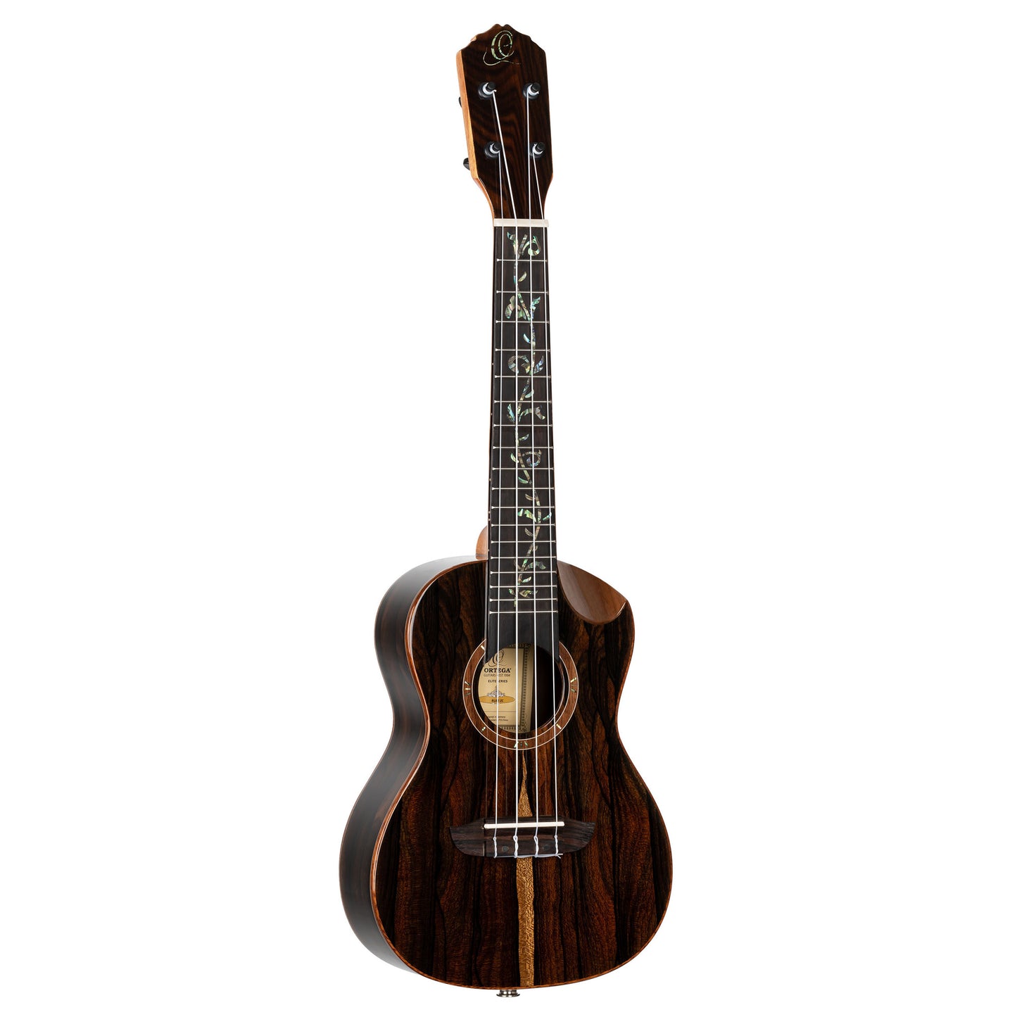 RUET-ZC, modèle Elite Concert pan coupé ergonomique, EQ MagusFly, table ziricote massif, f/e ziricote, naturel brillant
