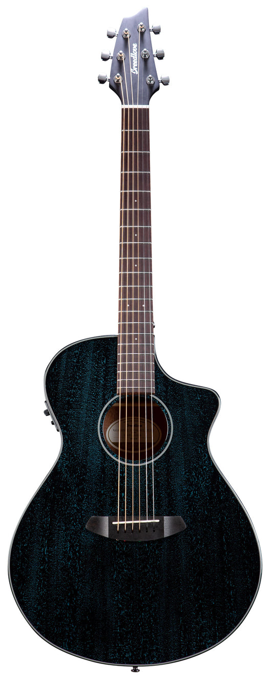 RAINFOREST S CONCERT MIDNIGHT BLUE CE, table acajou massif, f/e acajou, EQ Fishman Presys I, midnight blue