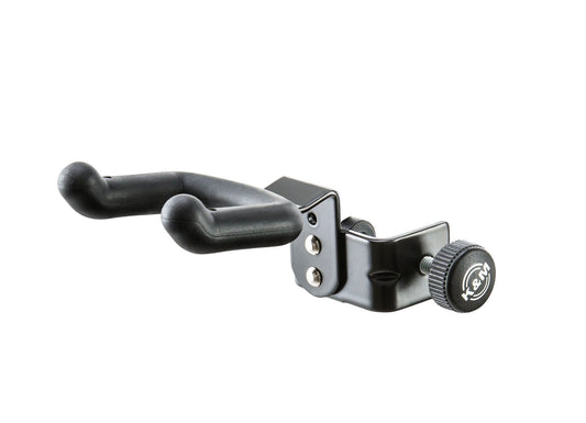 Support ukulélé pour tube (7 à 30 mm), acier, bras avec revêtement caoutchouc, poids: 0.137 kg