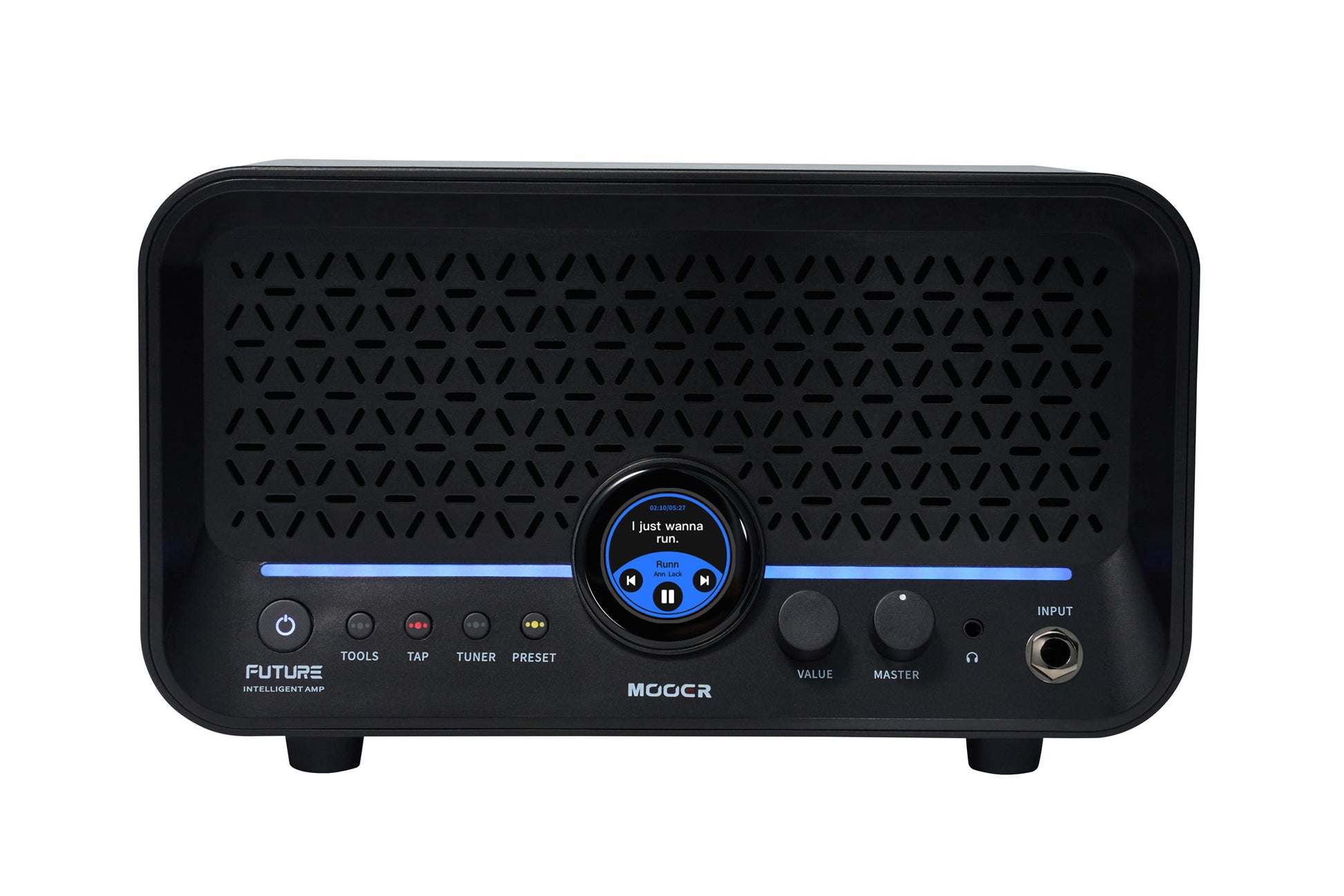 Ampli F15i, 15W, écran tactile, 55 modélisations d'amplis, 69 effets, batterie rechargeable, Bluetooth, USB-C, noir