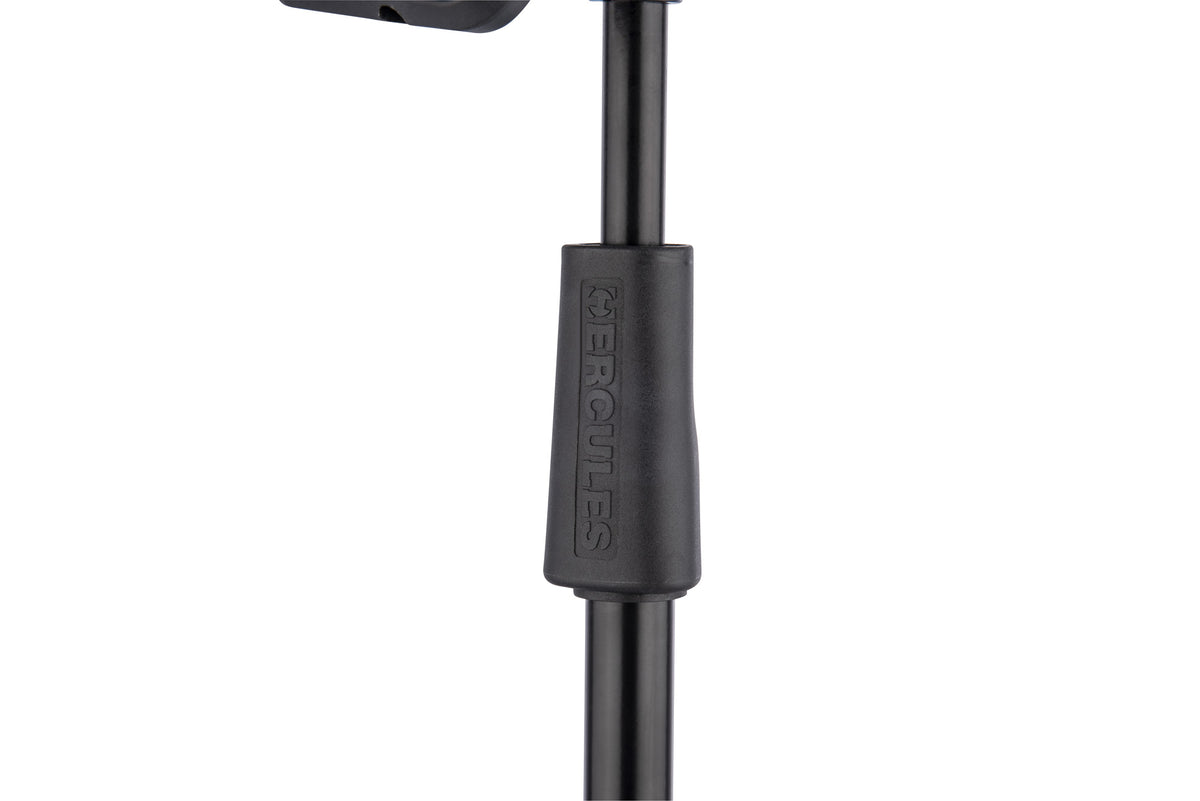 Pied pour tablette et smartphone 6,1" à 13", hauteur réglable 108 à 178 cm, rotation 360°, noir et jaune