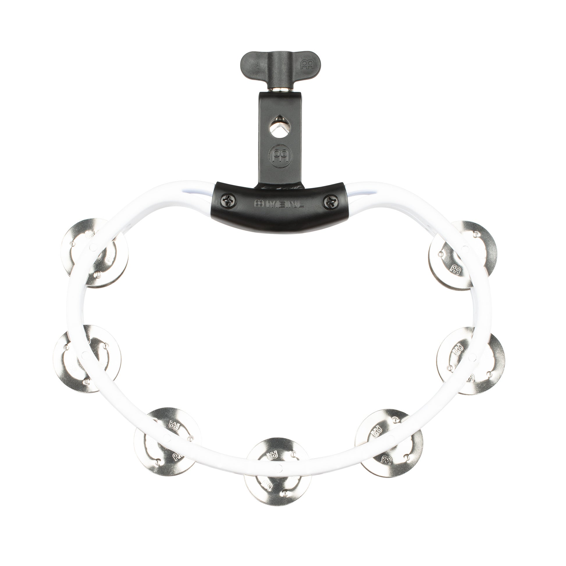TAMBOURIN MEINL ABS DEMI-LUNE BLANC