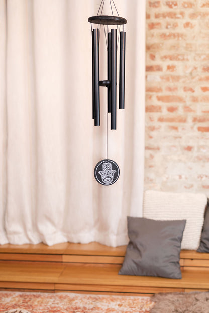 CHIMES SONIC ENERGY HAMSA 36", NOIR