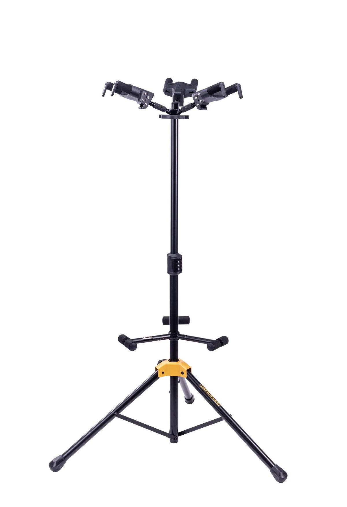 Support d'exposition conçu pour supporter trois guitares, nouveau système AGS, système NINA, remplace le modèle GS432B