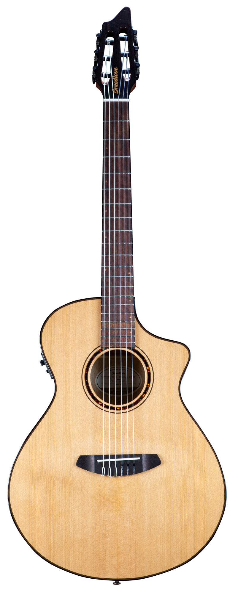 PURSUIT EXOTIC S CONCERT NYLON CE, table cèdre rouge massif, f/e myrtlewood, EQ Fishman Presys I, naturel brillant