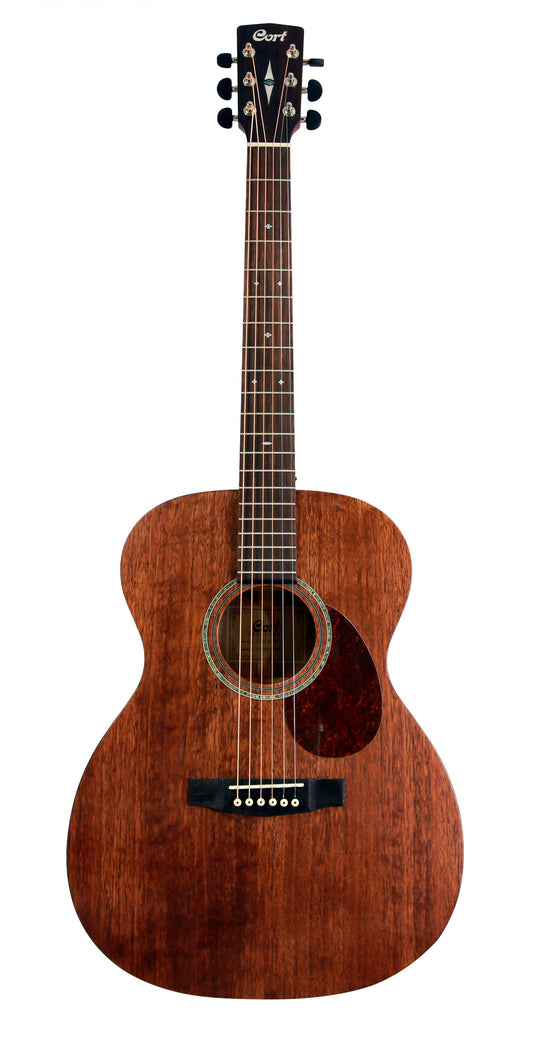 L450O, forme Orchestra Model, table acajou massif, fond acajou massif, éclisses acajou, sillet de tête 45 mm, naturel satiné