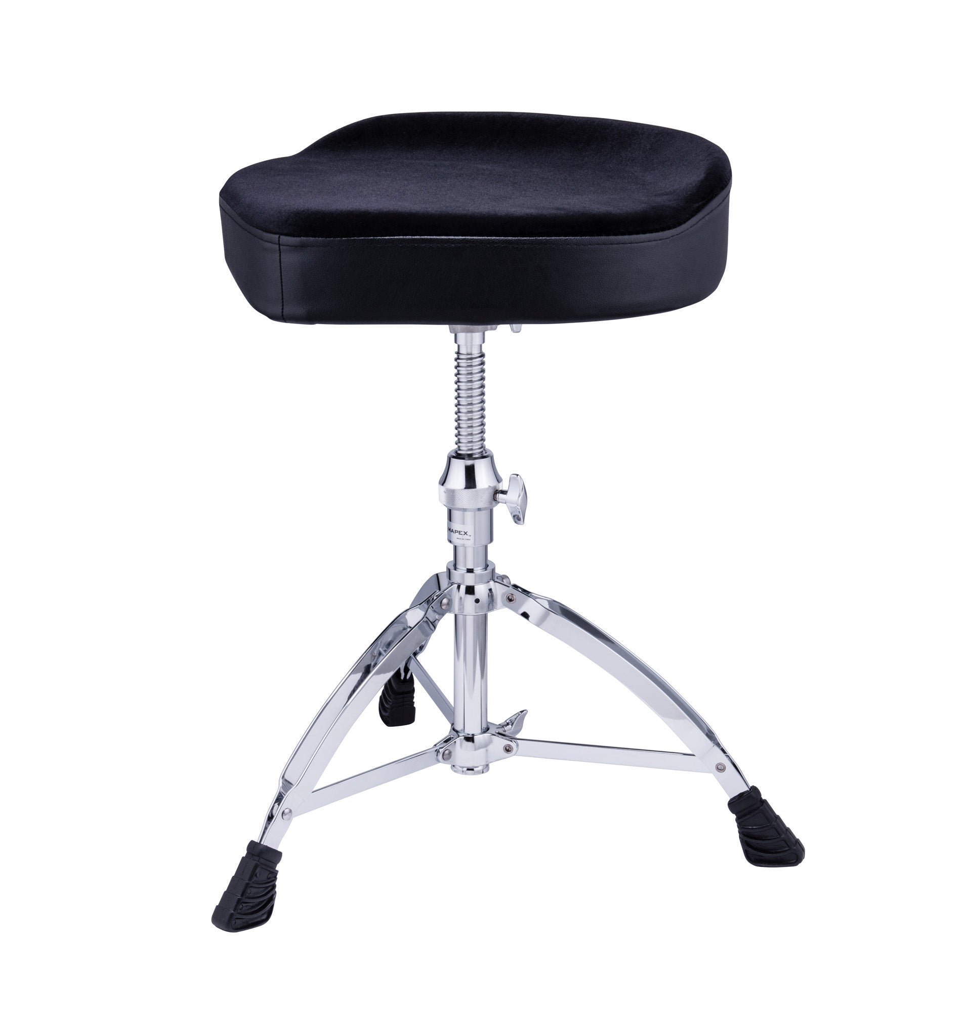 SIEGE BATTEUR MAPEX MOTO ERGONOMIQUE A VIS VELOURS