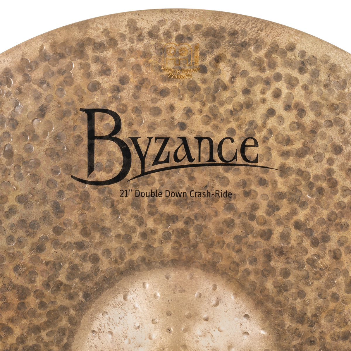CRASH RIDE MEINL BYZANCE 21" DOUBLE DOWN SIGNATURE MATT HALPERN