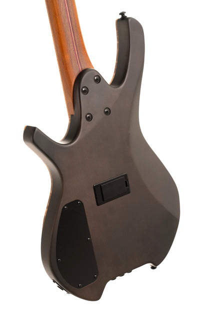 SPACE 4 BSDB, corps érable, table peuplier figuré, manche 7 pièces, micros et EQ Bartolini MK-1, star dust black, housse