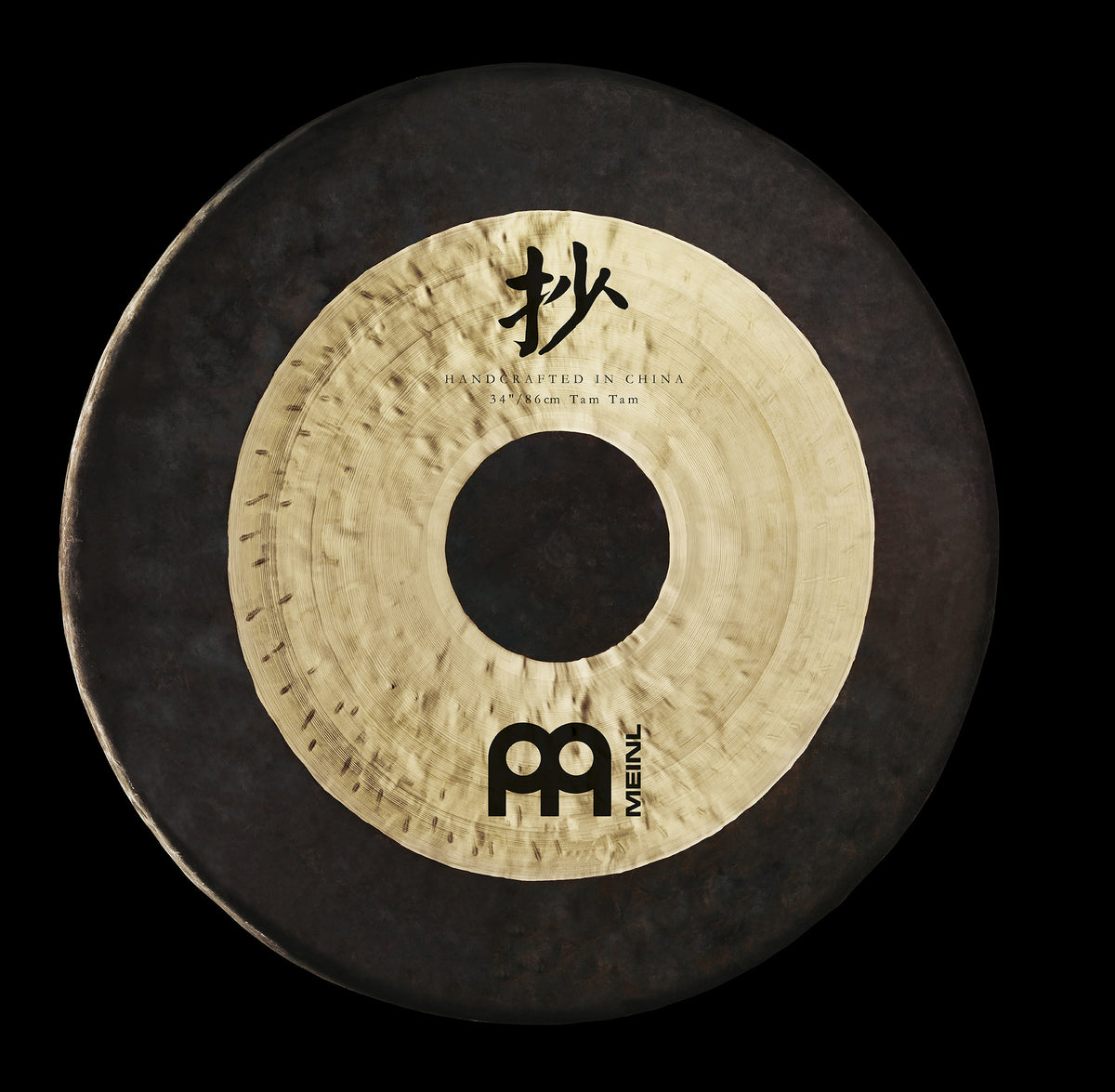 Tam tam CHAU 22" (56 cm), 4.7kg, livré avec batte et housse, alliage bronze spécial, fabrication artisanale en Chine