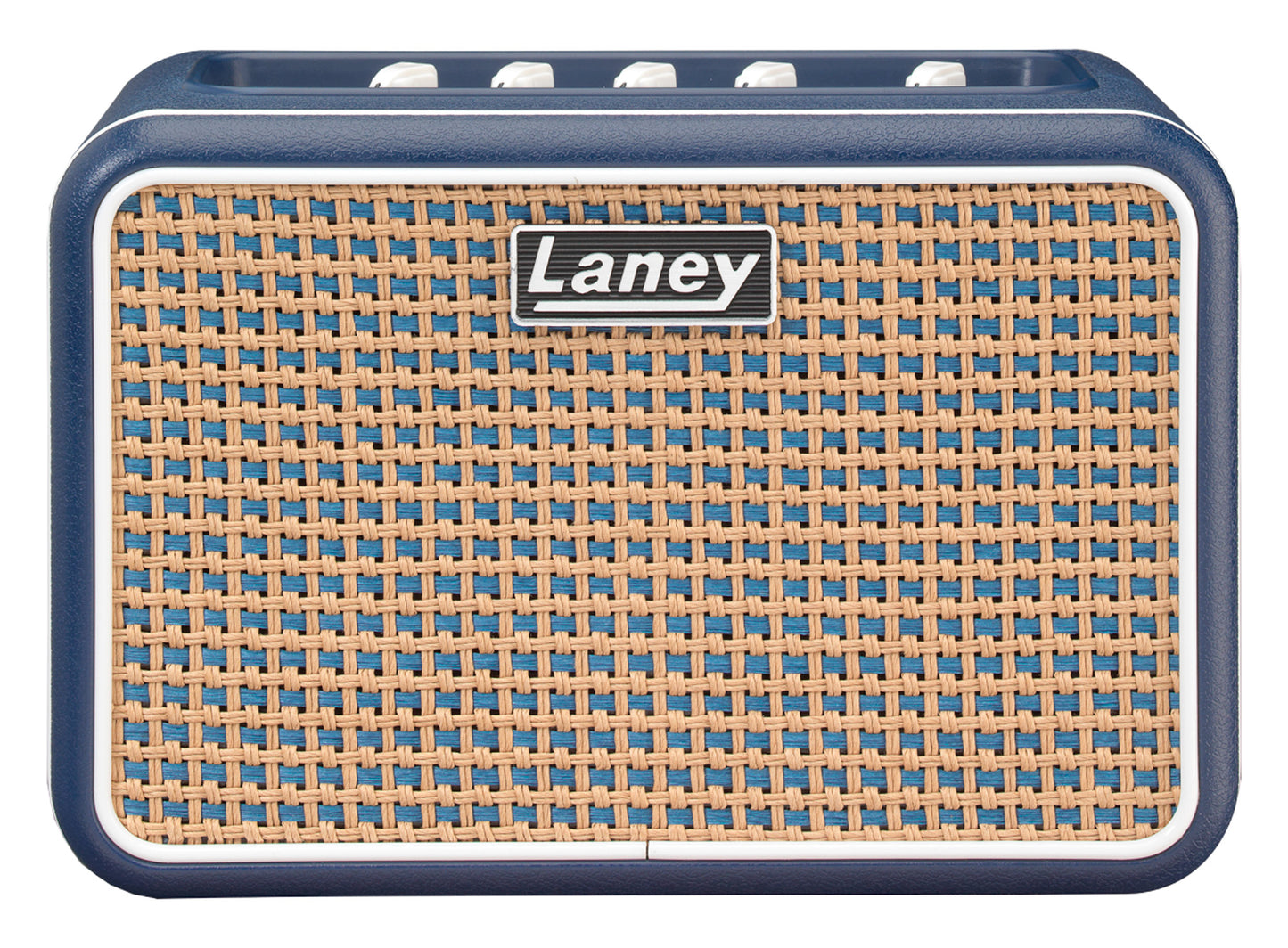Ampli guitare MINI-STB-LI2 stéréo 2x 3W, connexion Bluetooth, look Lionheart, 2x HP 3", 2 canaux, connectique LSI, bleu