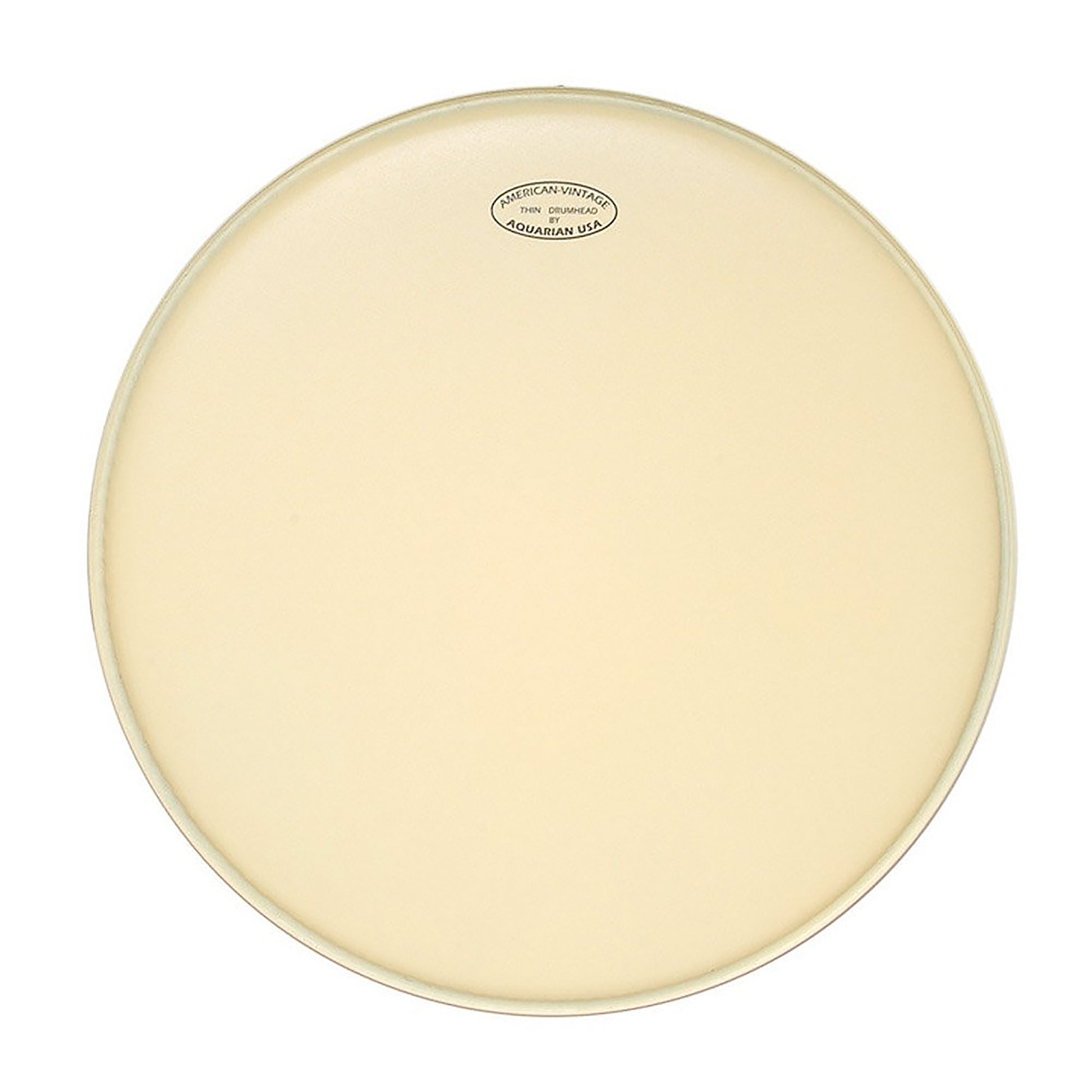 Peau American Vintage 13", 1 pli fin (0.18mm), cercle plus large pour fût vintage, aspect peau animale