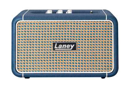 Enceinte amplifiée stéréo SOUND SYSTEM F67, look Lionheart, Bluetooth 4.1, 1 x 4" double bobine, 2 tweeters à dôme 0.8", bleu