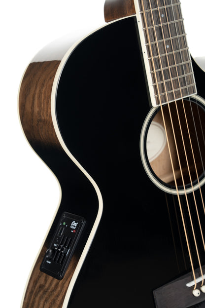 CORT EX-SFX-ASHBK GUITARE EXOTIC SFX ASH BURL NOIRE