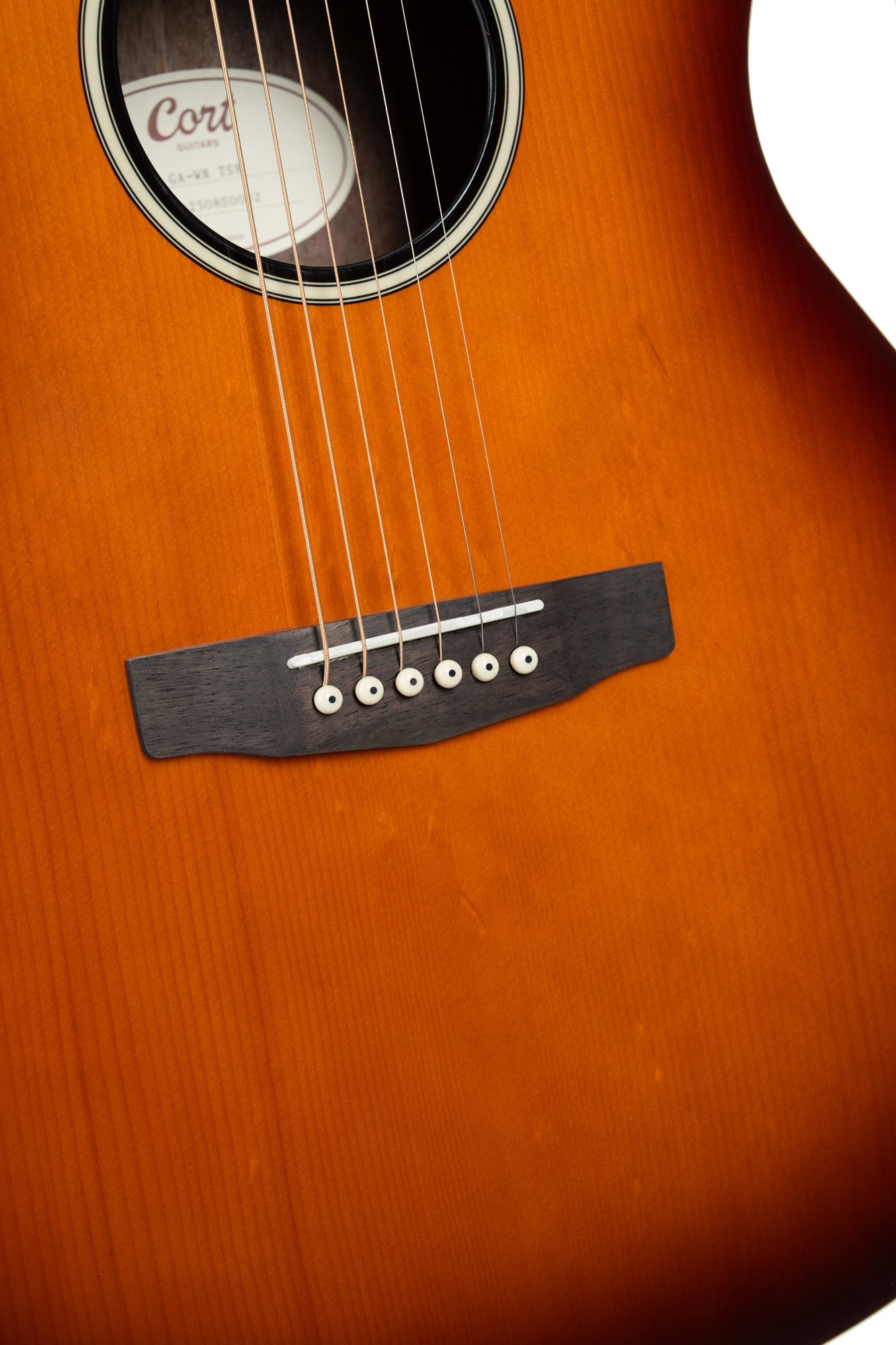 CORT EX-GA-WSS GUITARE EXOTIC GA NOYER