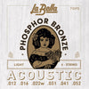 La Bella Jeu Cordes Acoustique Phosphore Bronze  Light