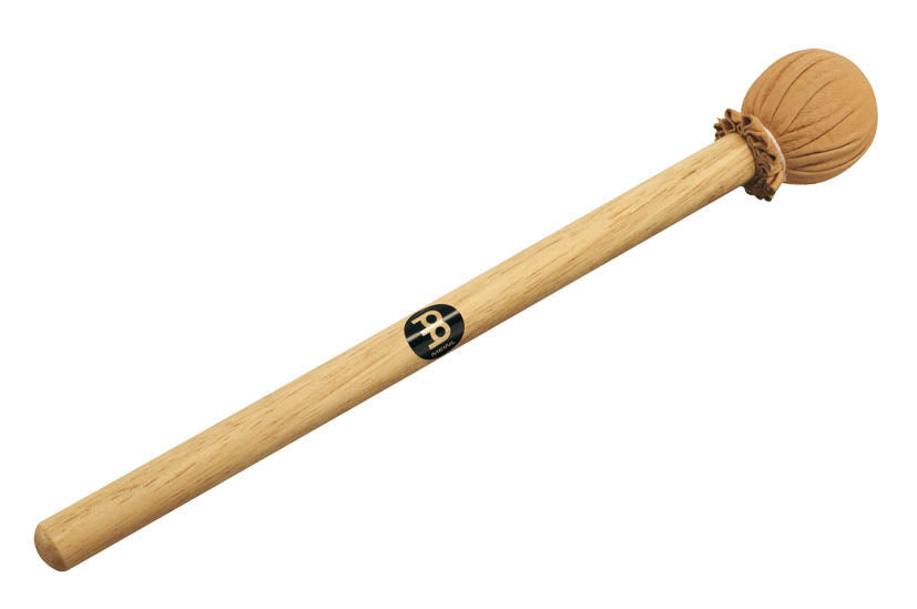 Mailloche Samba 40cm, bois, tête cuir 5 cm